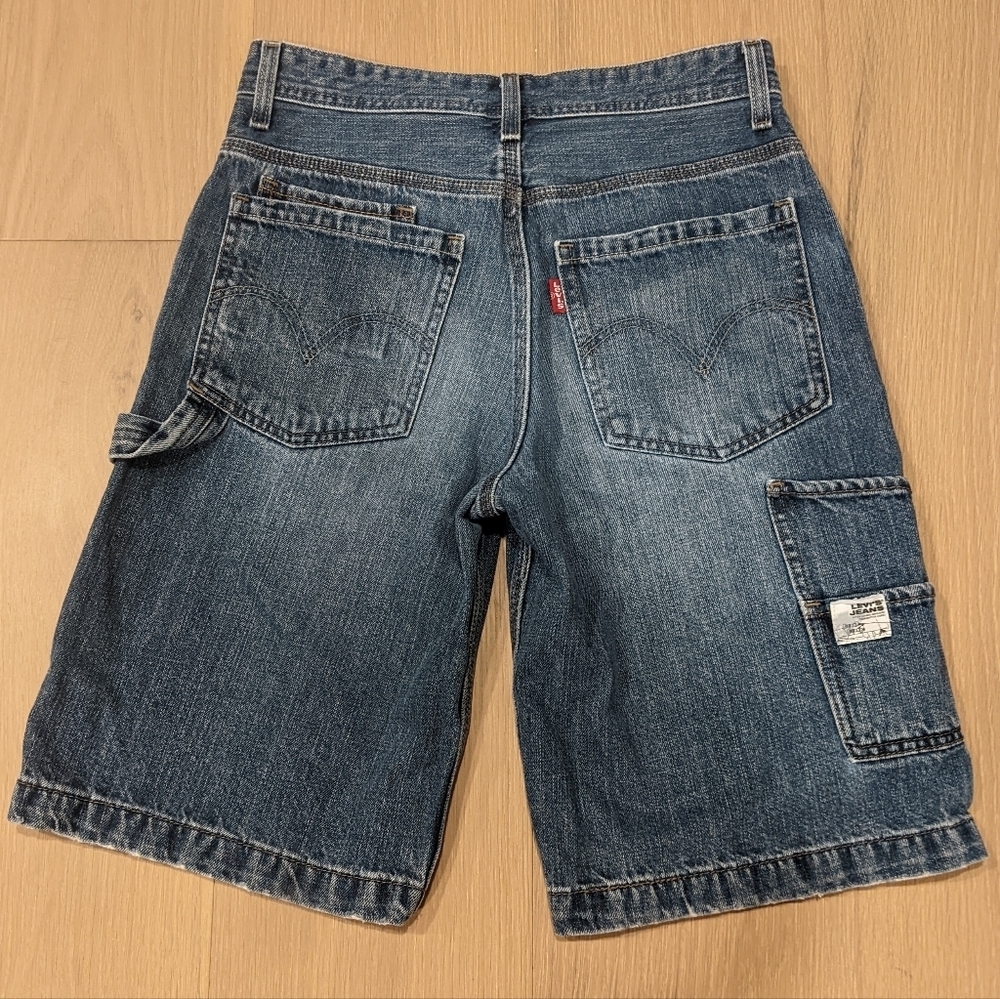 Levi's Dark Blue Denim Jean Shorts